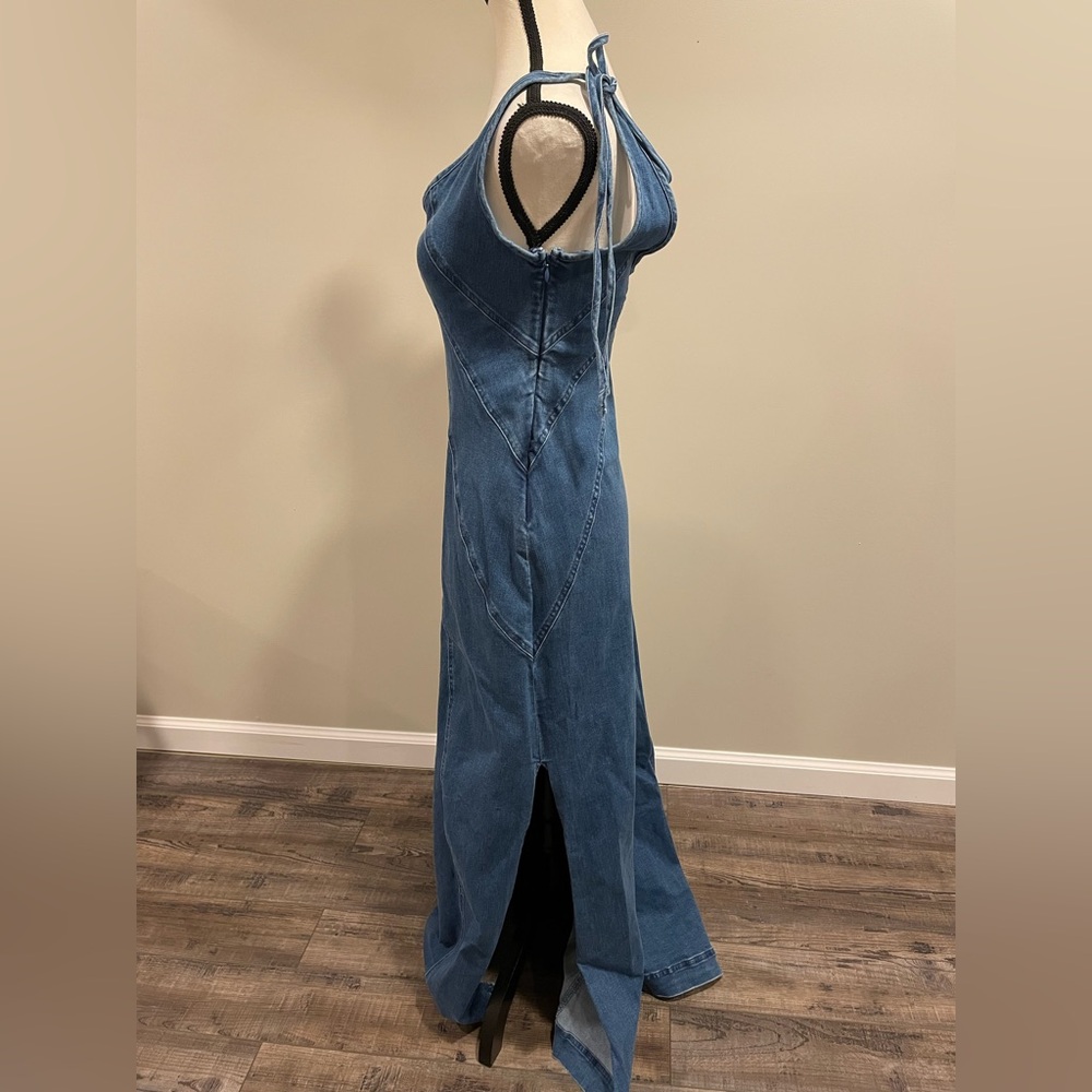 Free People Blue Maxi Dress - Picture 6 of 9